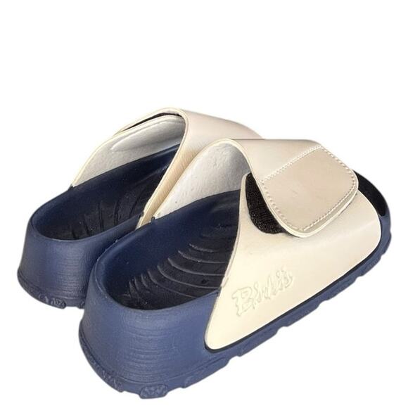 Women Birkenstocks Birki Samoa Leather Slip-On Slide Sandal Size 4 Beige - Picture 4 of 7